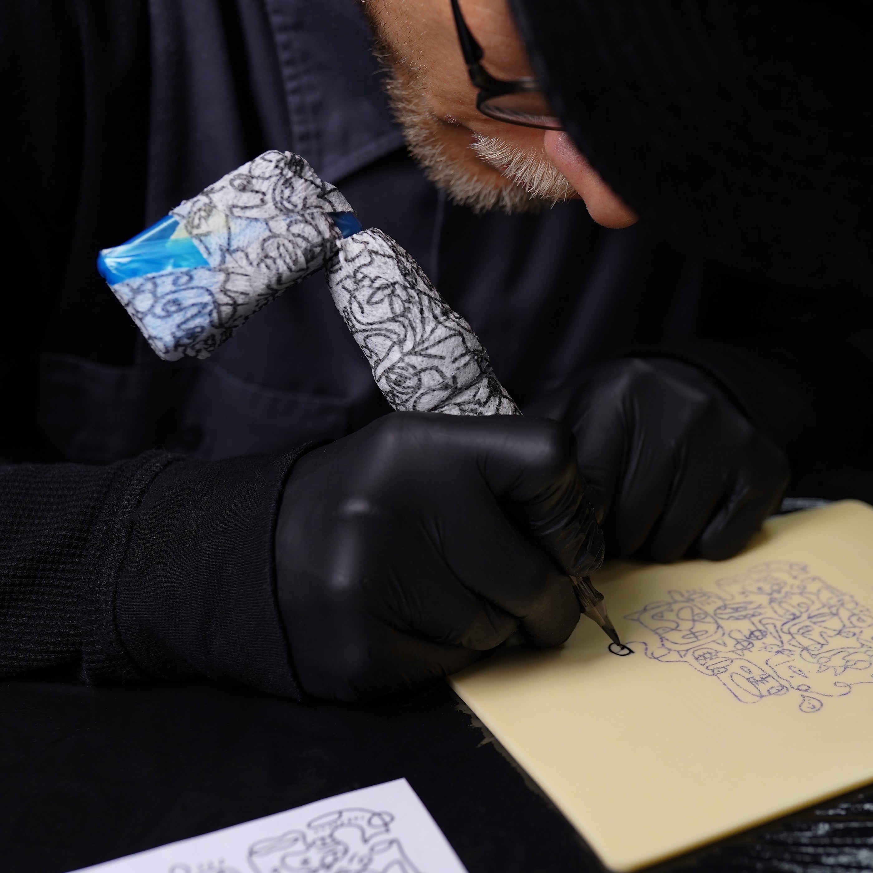 Syntetyczna skóra do tatuowania